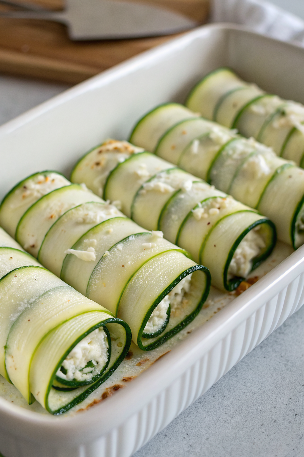 Prosciutto and Cheese Zucchini Roll Ups Recipe
