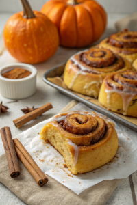 Pumpkin Cinnamon Rolls Recipe