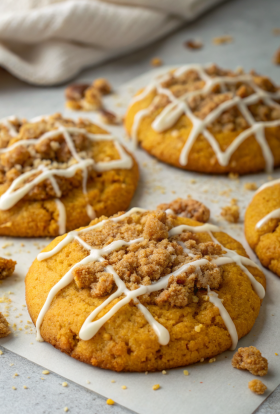Pumpkin Coffee Cake Cookies Recipe