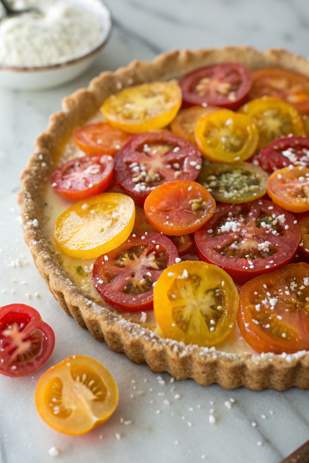 Rustic Heirloom Tomato Pizza Recipe