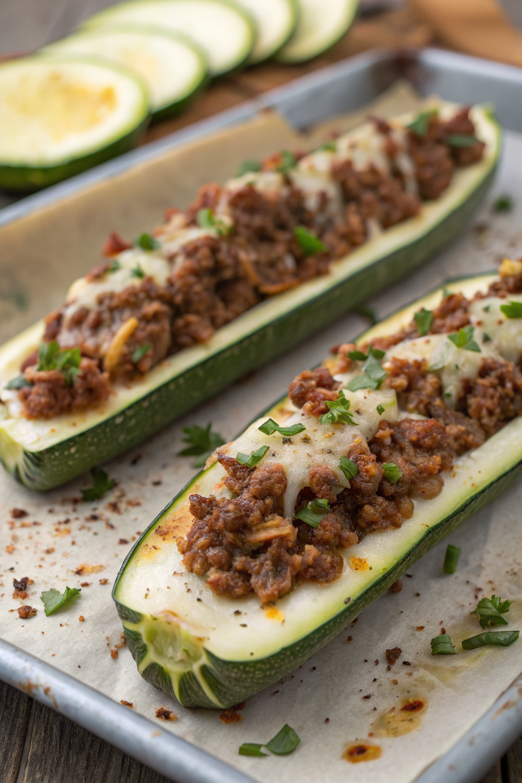 Stuffed Zucchini Boats Recipe