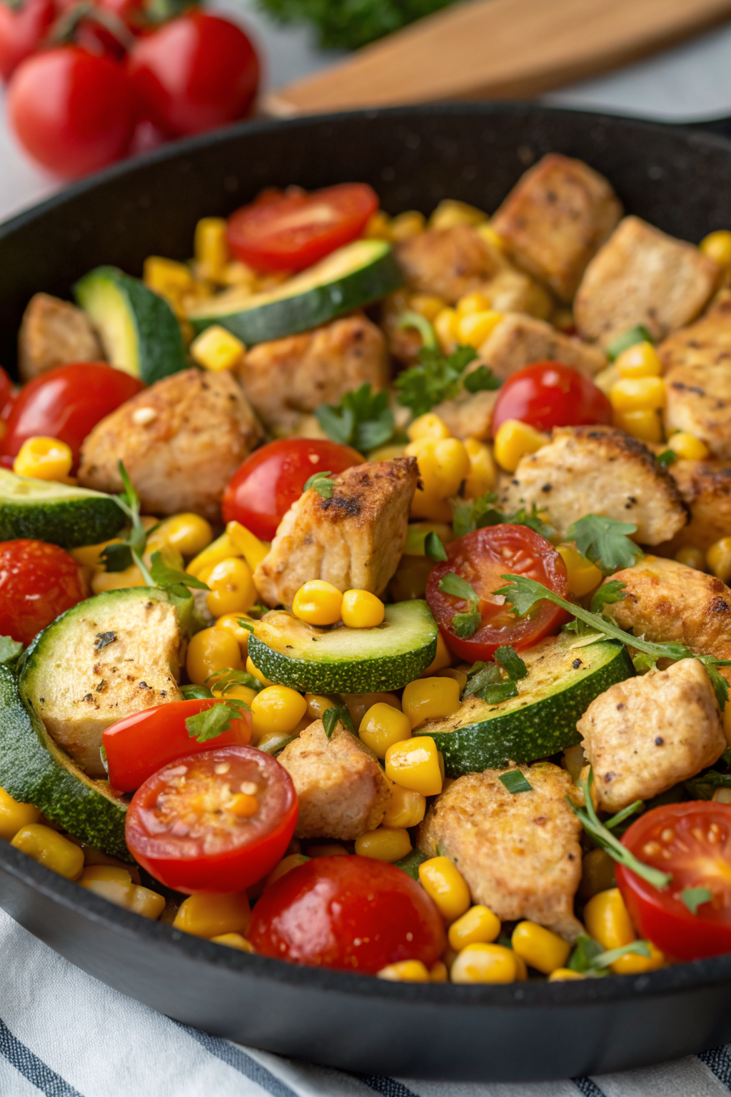 Tex Mex Chicken and Zucchini Recipe