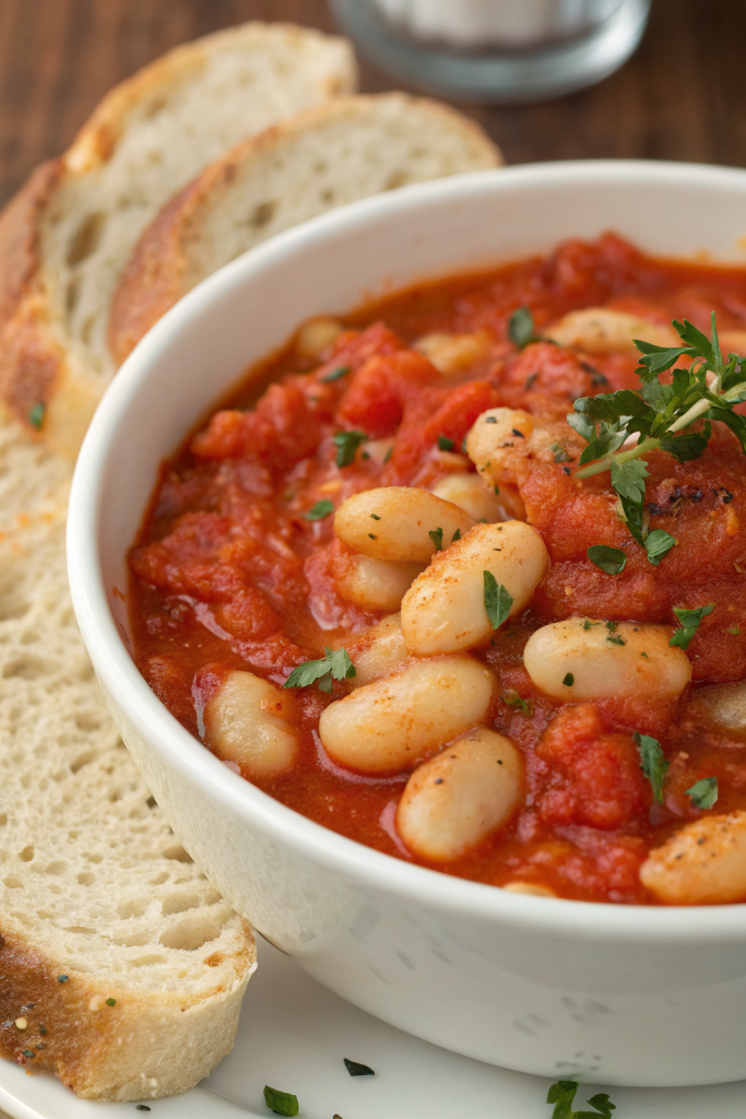 Tomato Basil Butter Beans Recipe
