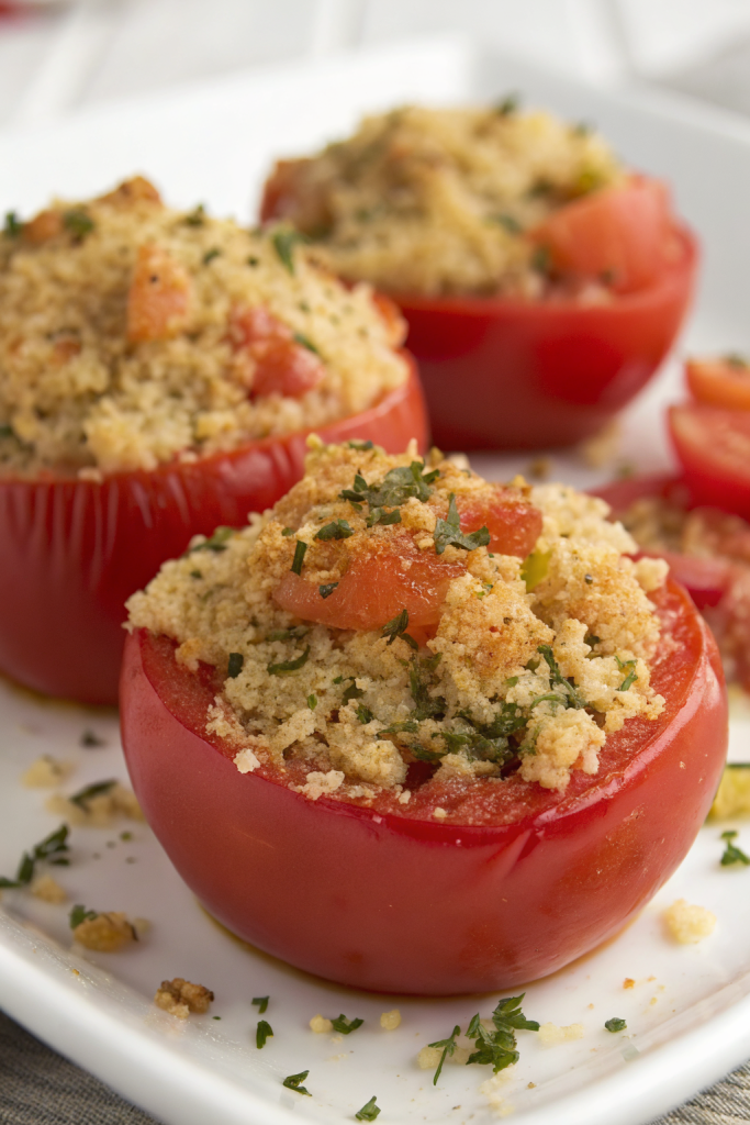 Tomatoes with Breadcrumbs and Herbs Recipe