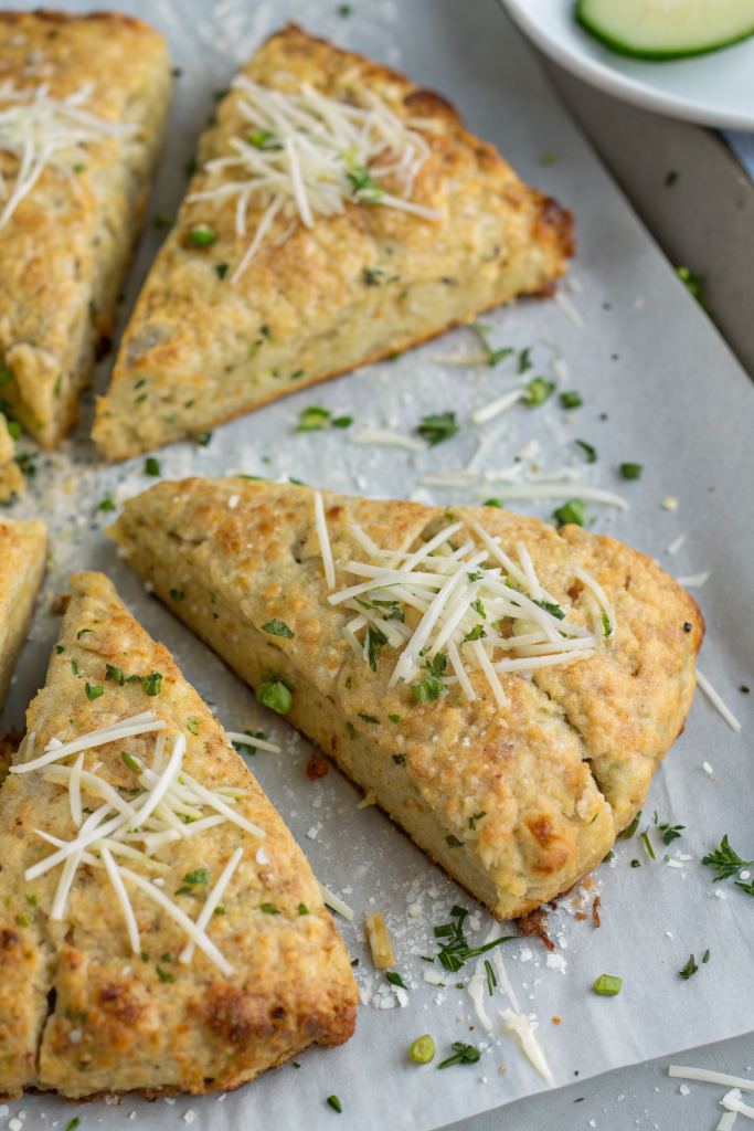 Zucchini Cheddar Scones Recipe