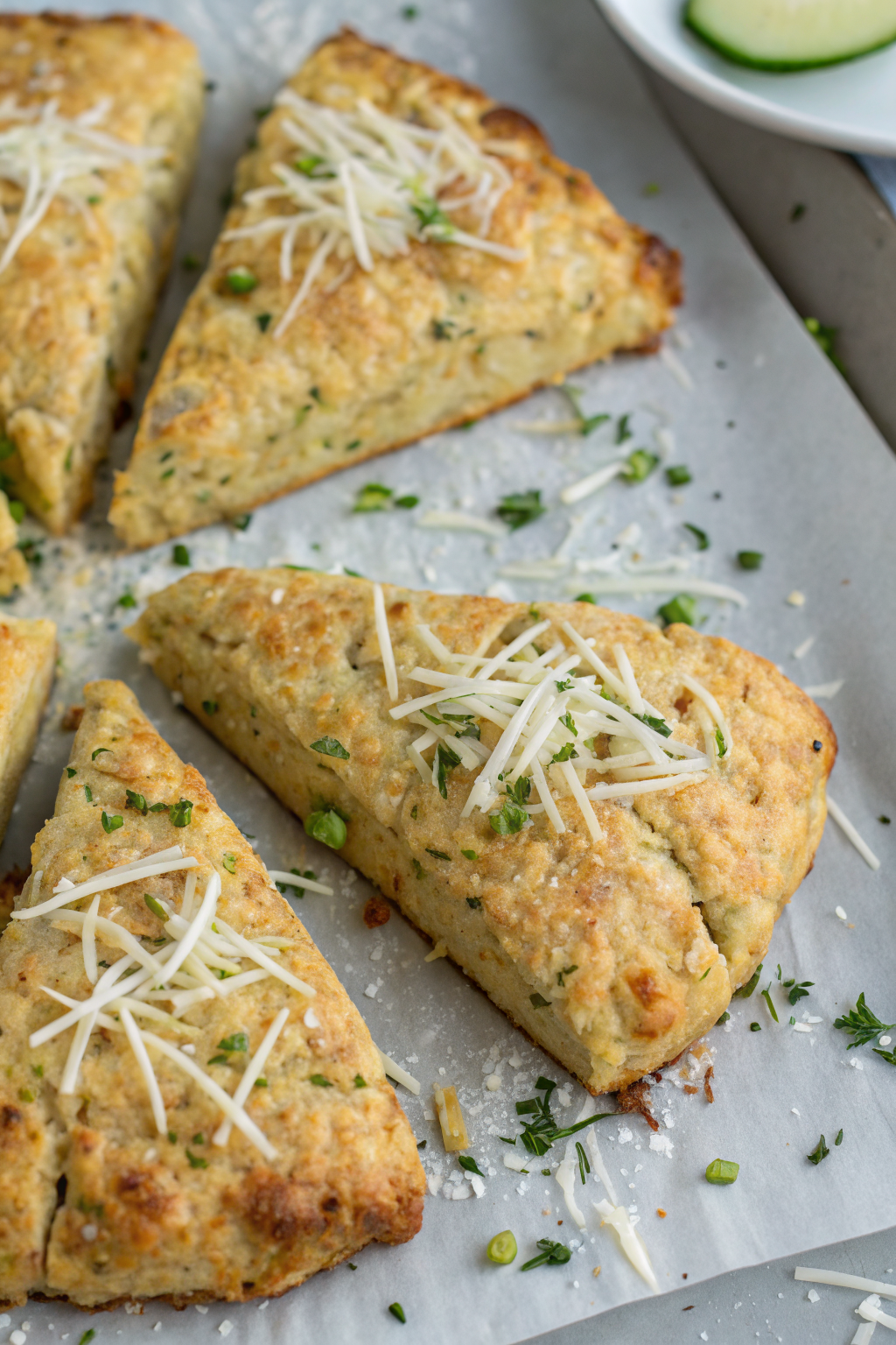 Zucchini Cheddar Scones Recipe