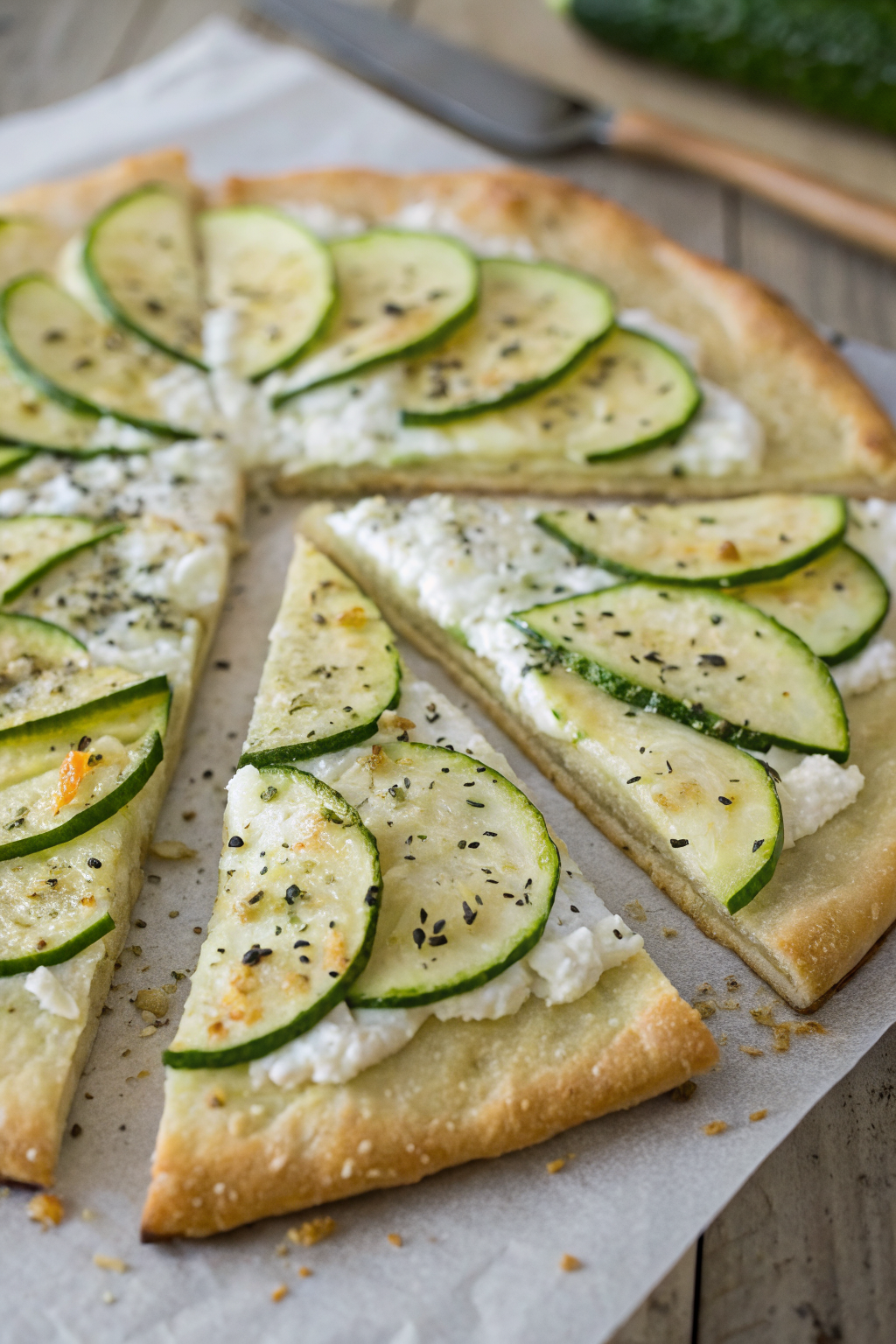 Zucchini Grilled Pizza Recipe