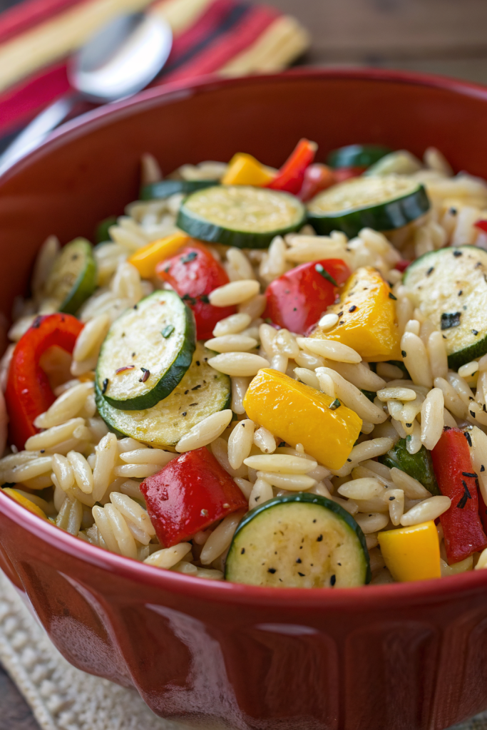 Zucchini Orzo Salad