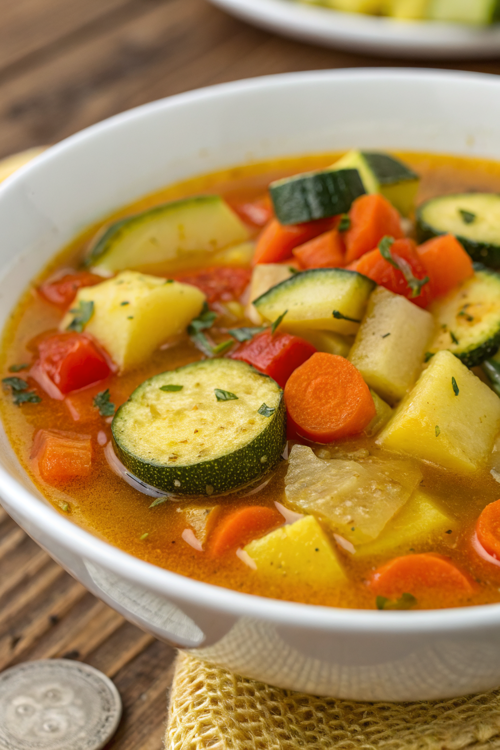Zucchini Vegetable Soup Recipe