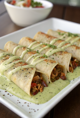Baked Chicken Burritos Recipe