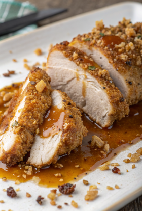 Baked Crunchy Hot Honey Chicken Recipe