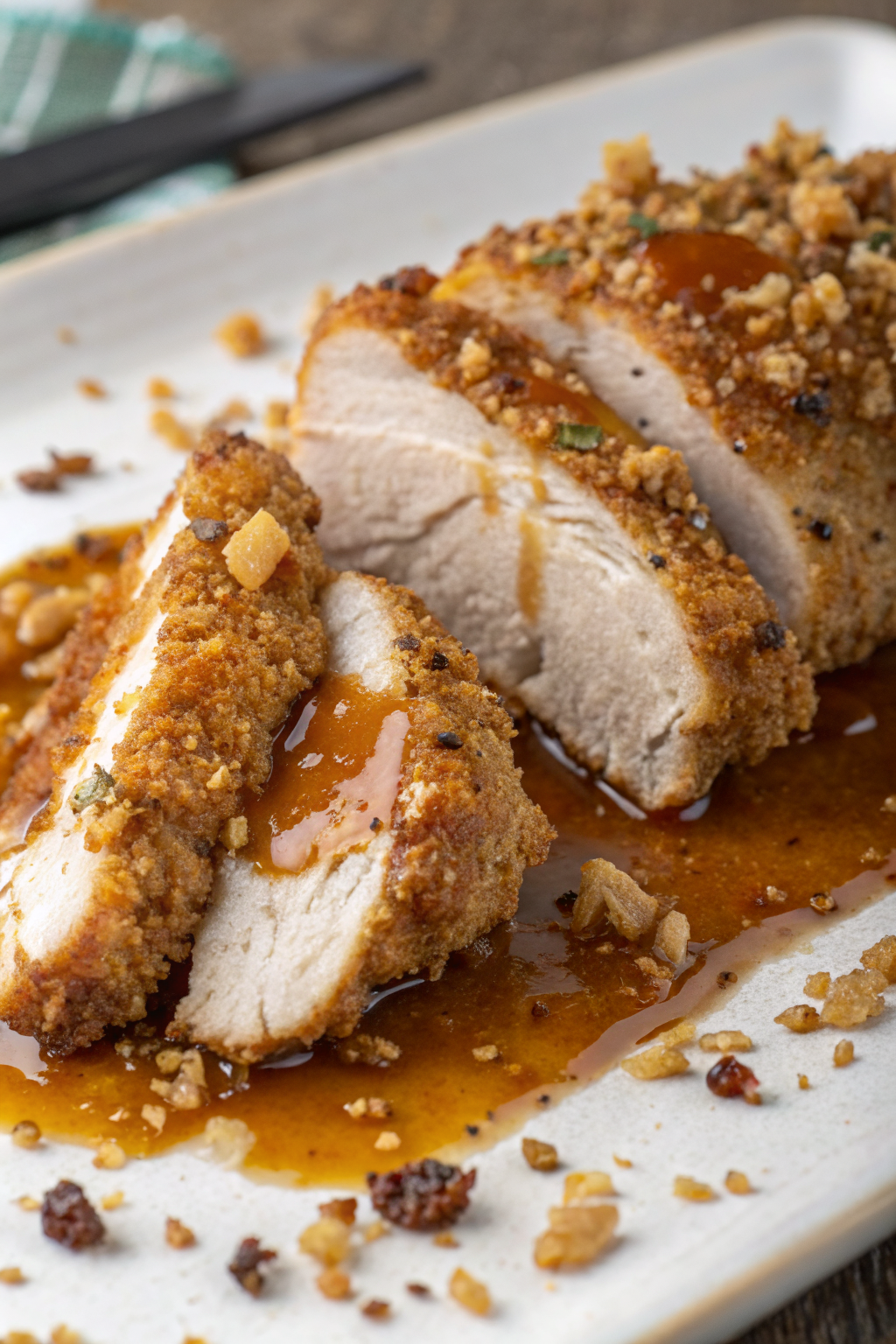 Baked Crunchy Hot Honey Chicken Recipe