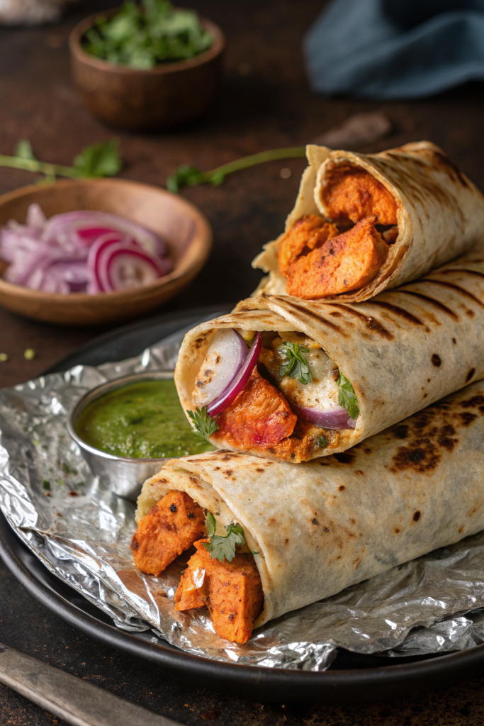 Chicken Kathi Roll Recipe