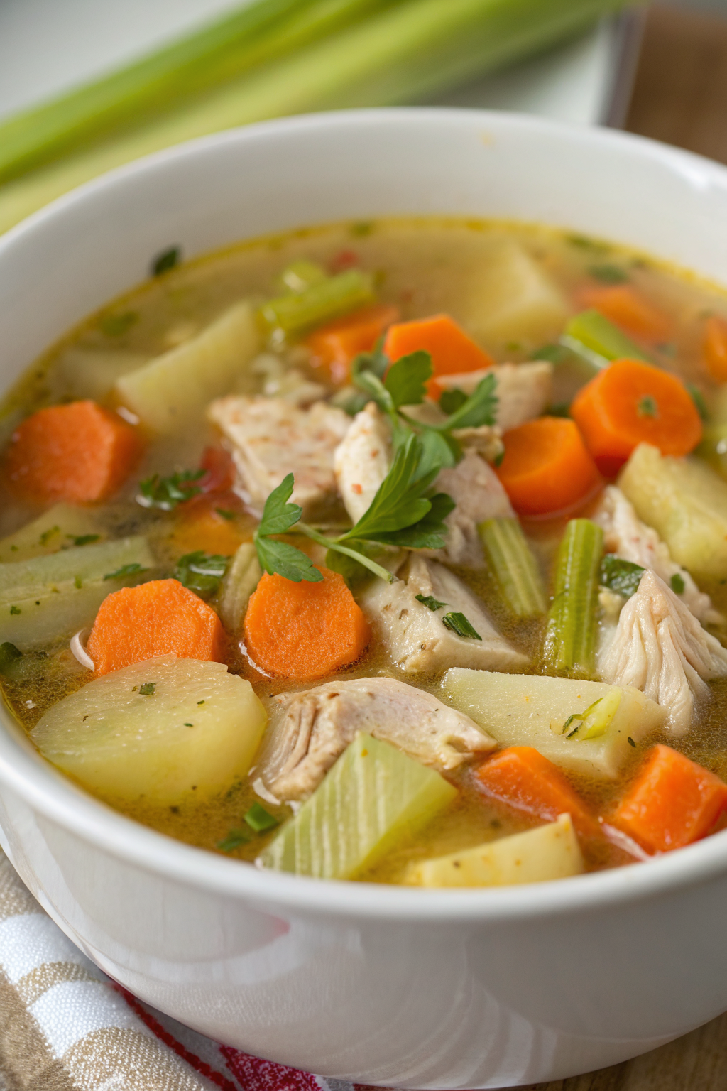 Chicken Soup with Potatoes