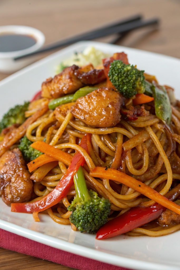 Chicken Teriyaki Noodles Recipe