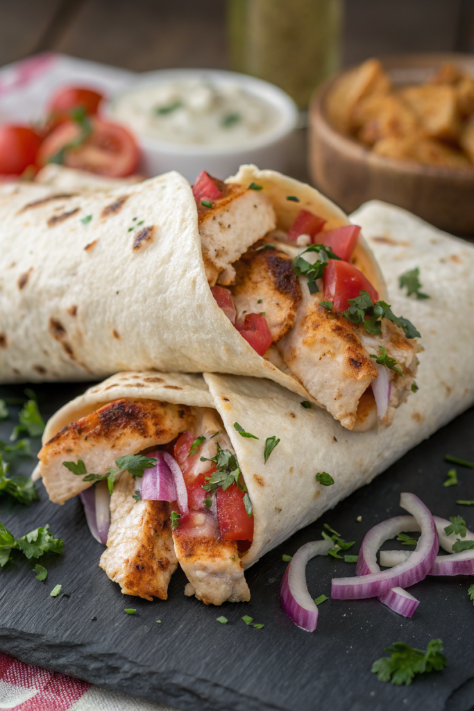 Chipotle Ranch Grilled Chicken Burrito Recipe