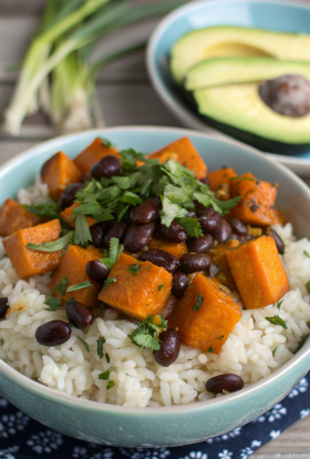 Chipotle Roasted Butternut Squash and Black Beans