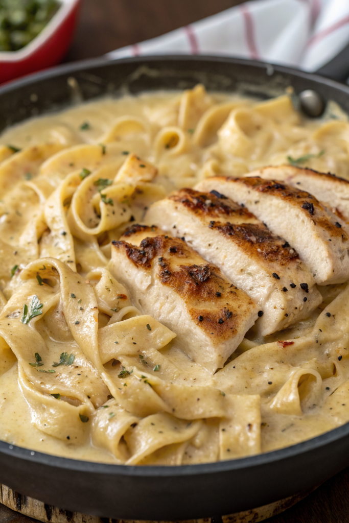 Creamy Chicken Garlic Parmesan Pasta Recipe