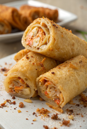 Crispy Chicken Wraps Recipe