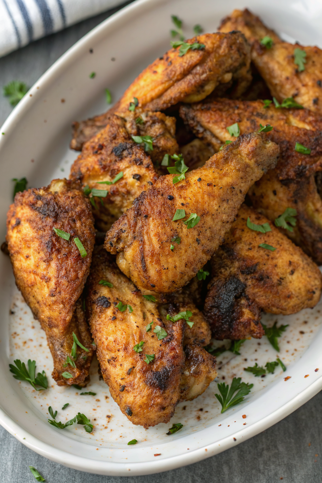 Crispy Cilantro Lime Chicken Wings Recipe