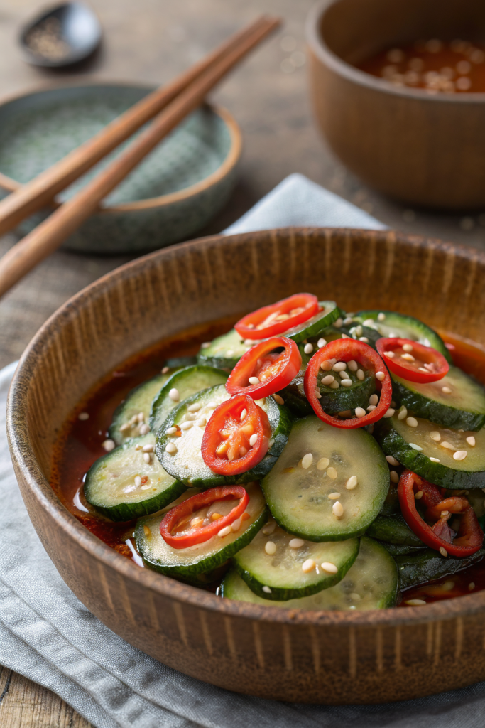 Easy Korean Cucumber Salad Recipe