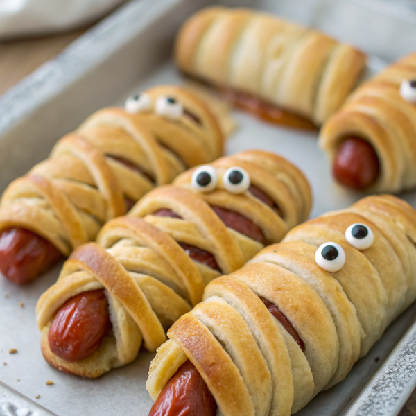 Easy Mummy Hot Dogs Recipe