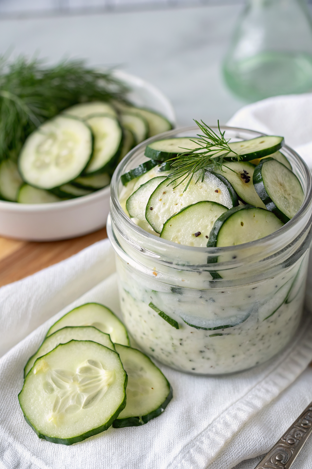Easy Tzatziki Cucumber Salad Recipe