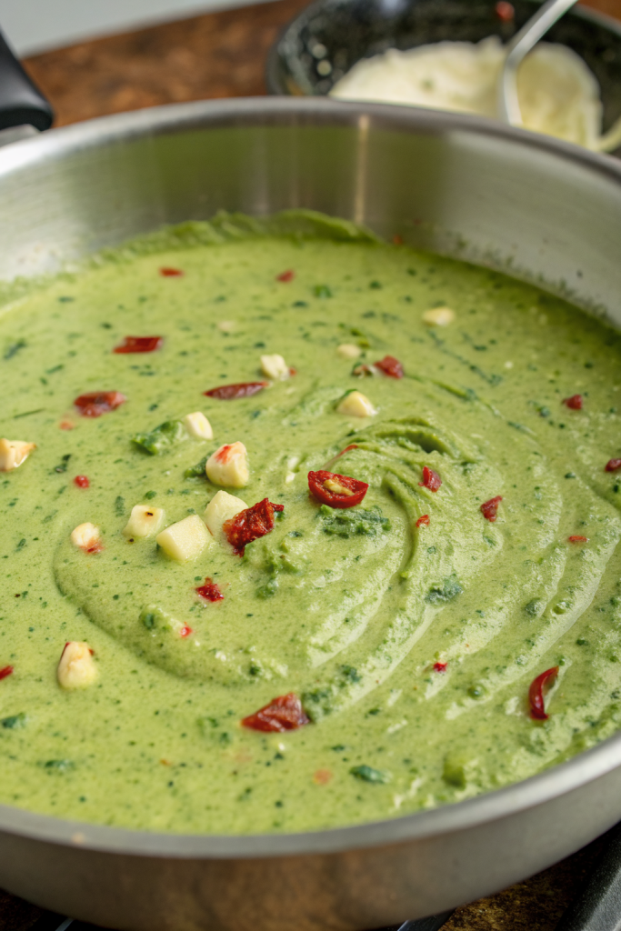 Hatch Chile Green Sauce for Enchiladas