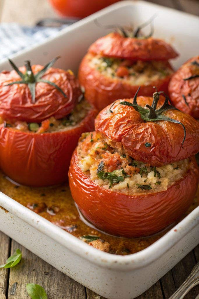 Mediterranean Stuffed Tomatoes Recipe