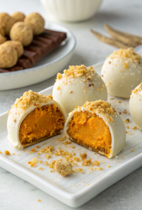 No Bake Pumpkin Cheesecake Balls Recipe