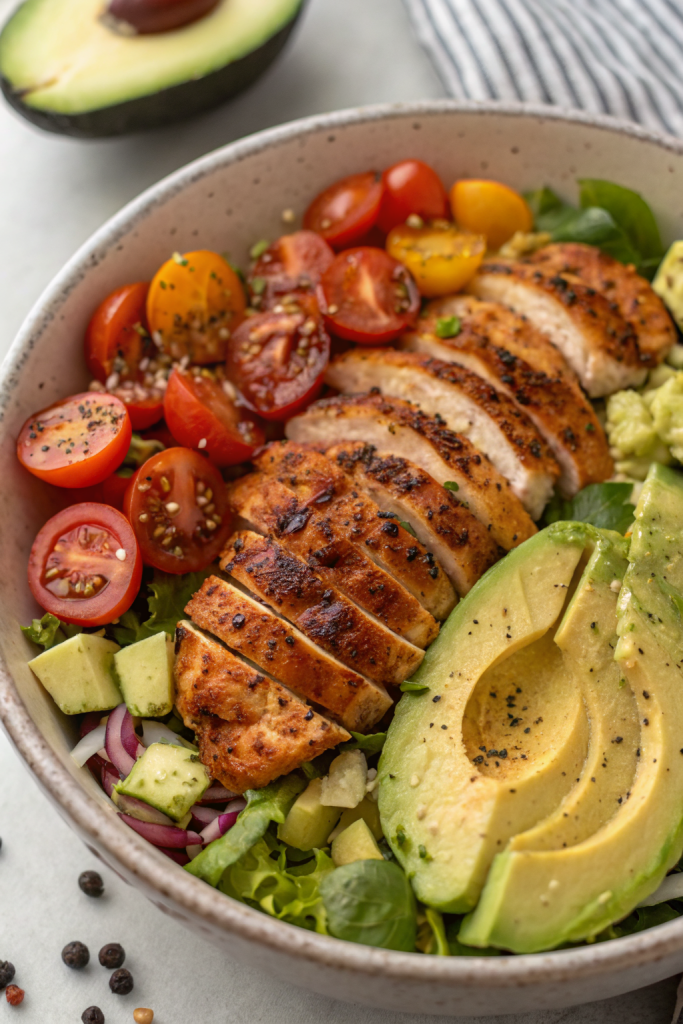 Paleo Grilled Chicken Cobb Salad