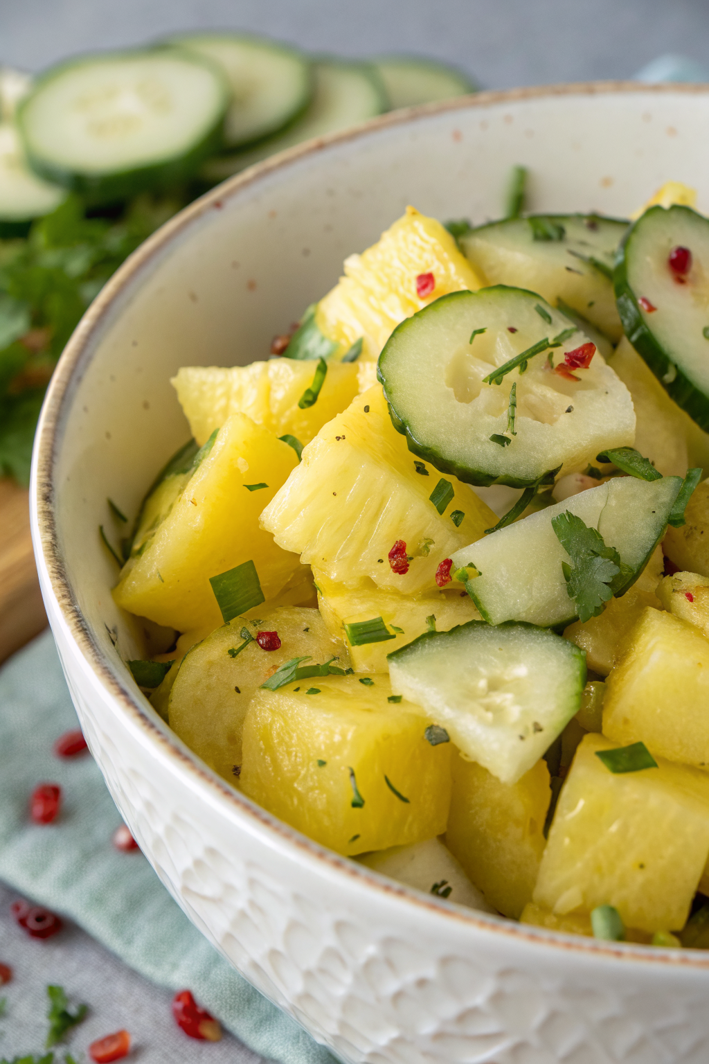 Pineapple Cucumber Salad Recipe