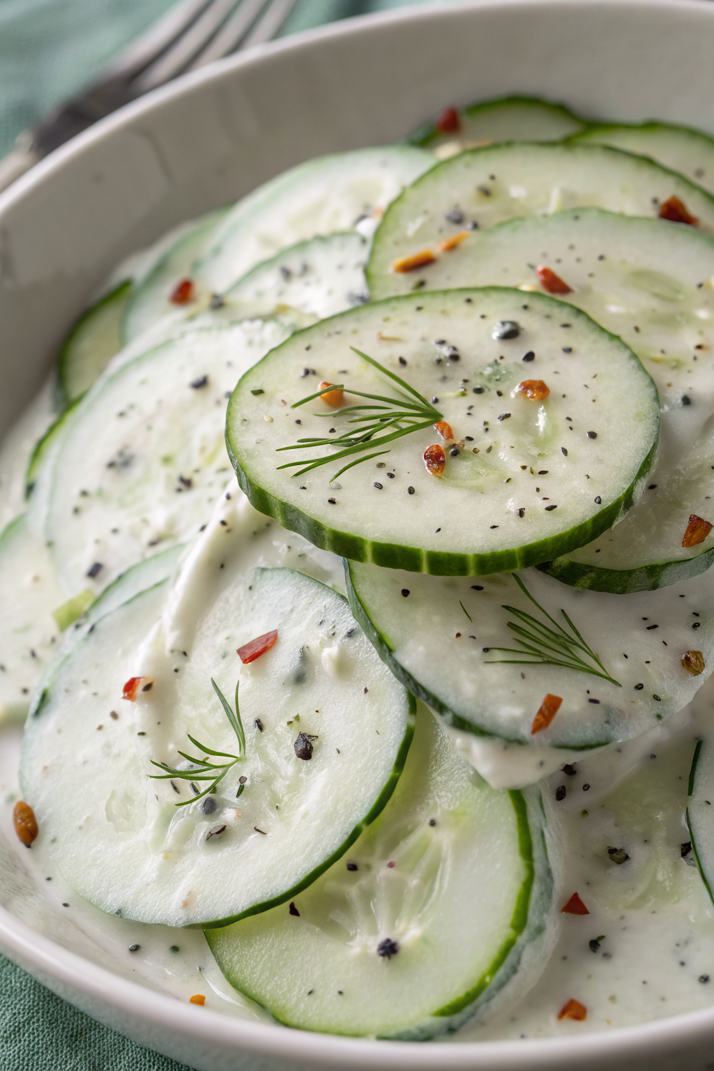 Polish Cucumber Salad Recipe