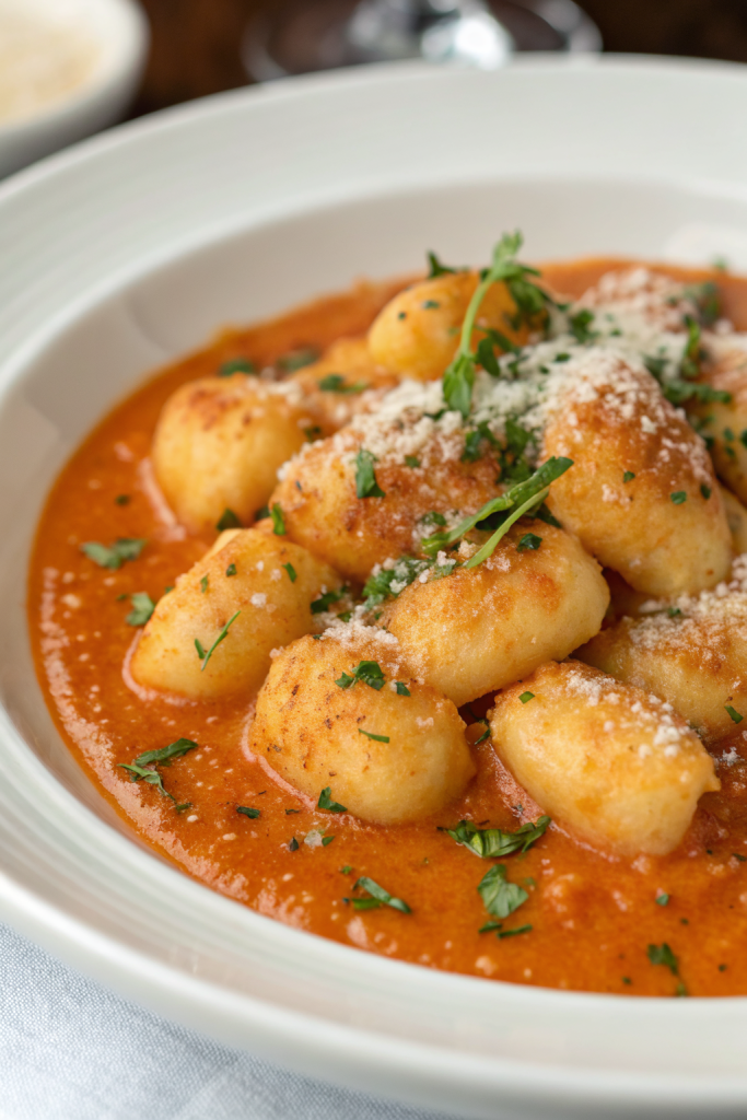 Pumpkin Gnocchi with Spinach and Sausage Recipe