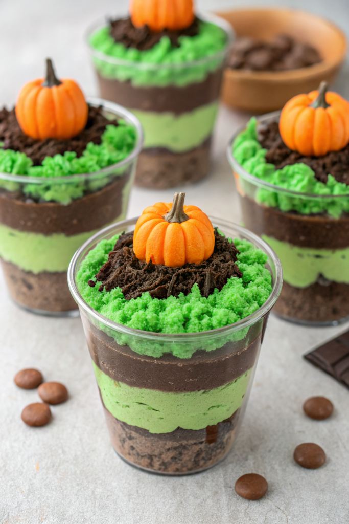 Pumpkin Patch Dirt Cups Recipe
