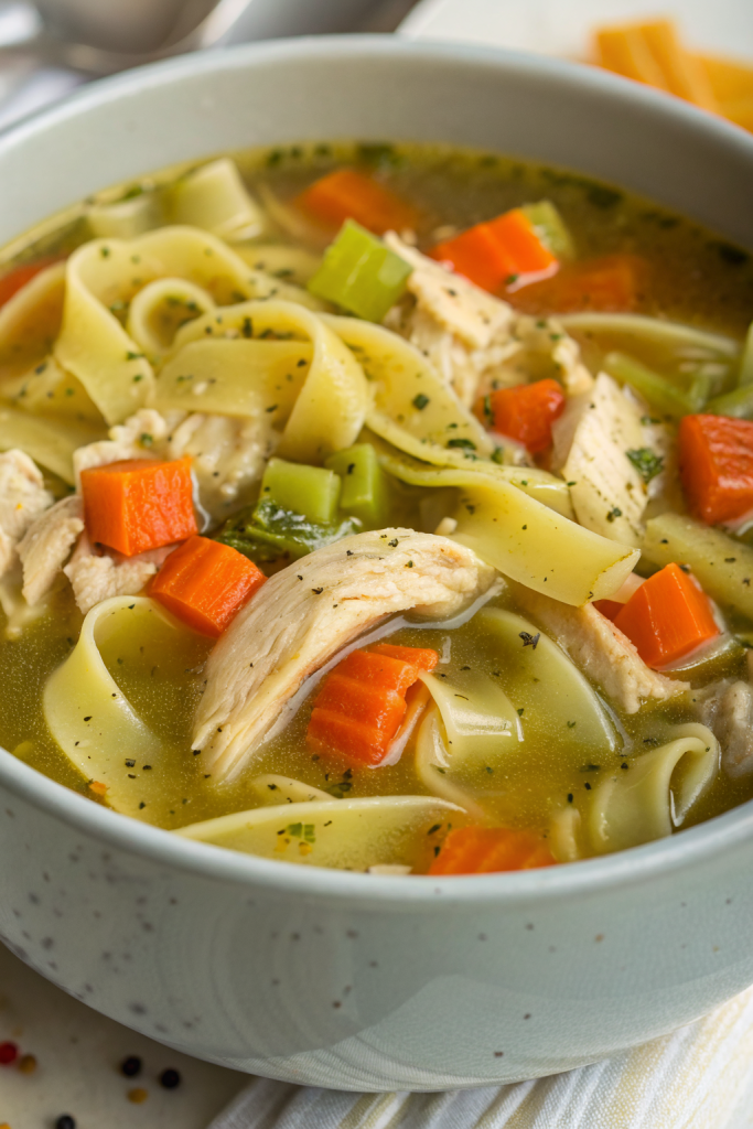 Rotisserie Chicken Noodle Soup Recipe