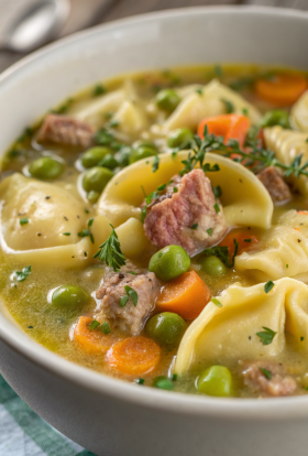 Sausage Tortellini Soup with Spinach Recipe