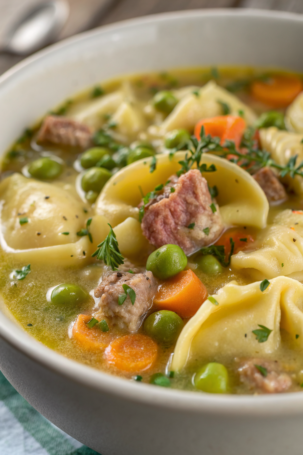 Sausage Tortellini Soup with Spinach Recipe