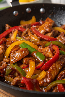 Spicy Chicken With Bell Peppers