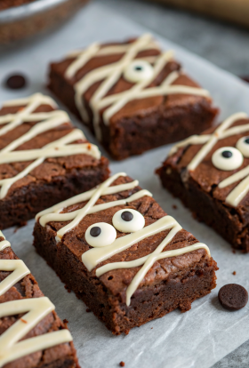 Spooky Mummy Brownies Recipe