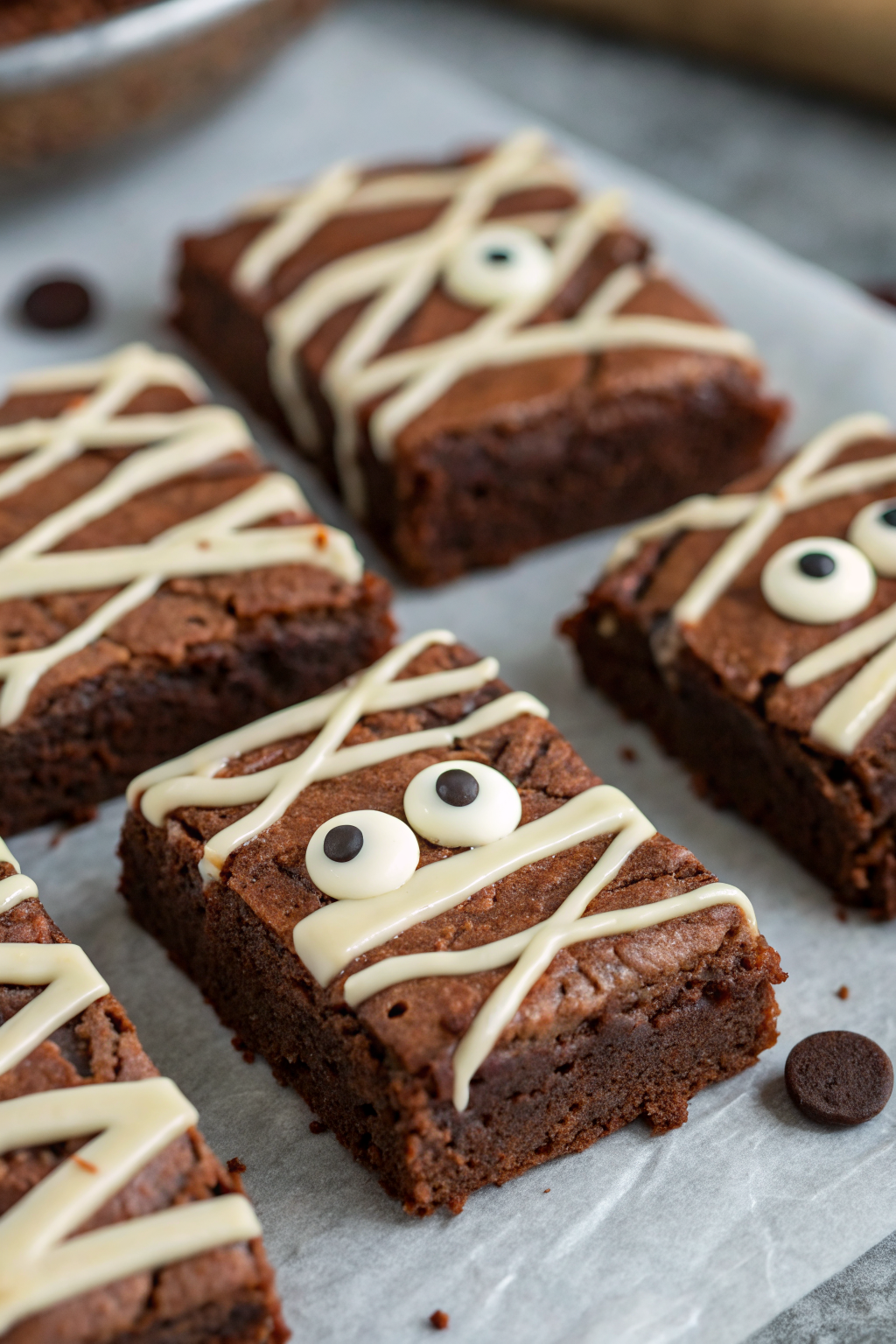 Spooky Mummy Brownies Recipe
