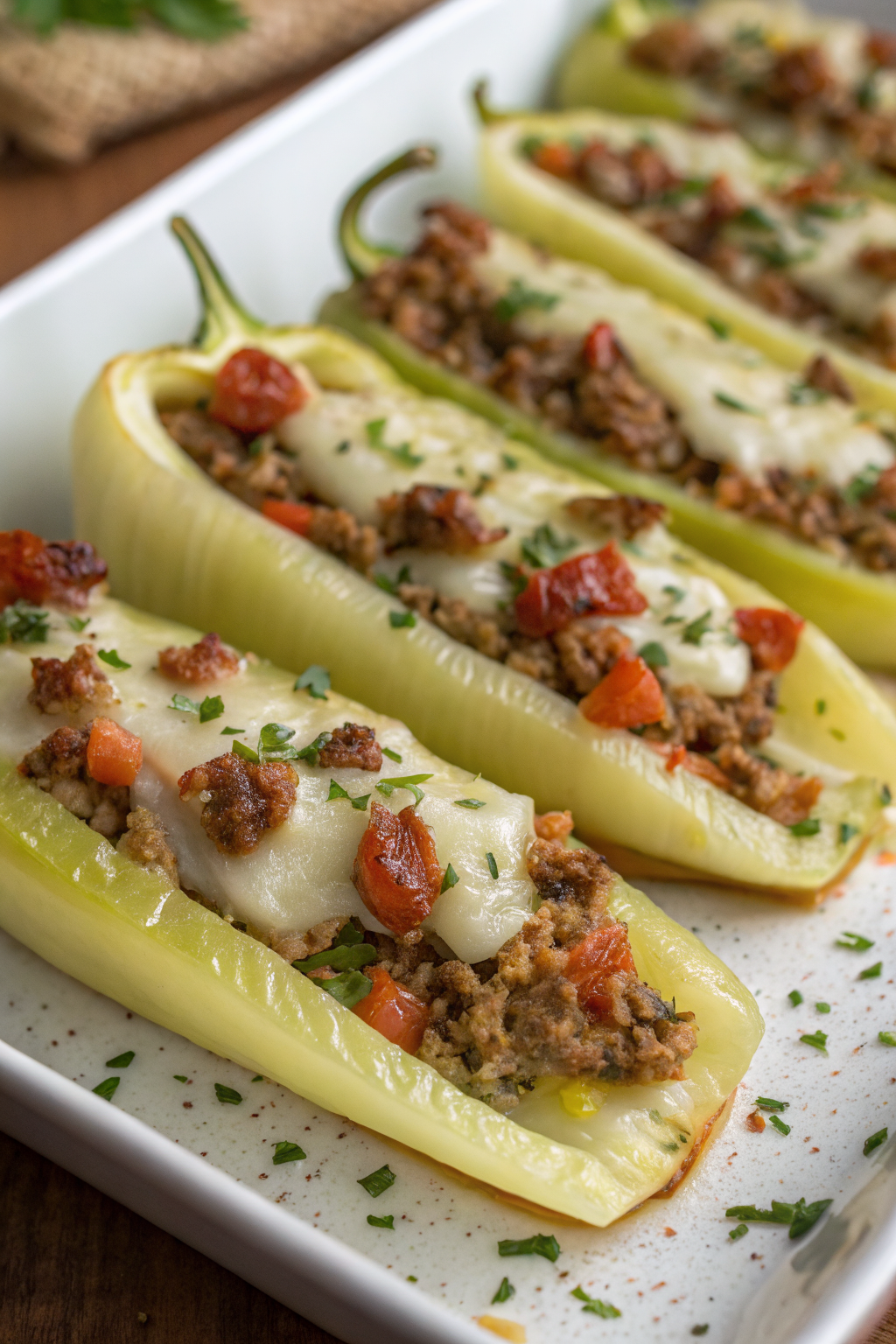 Stuffed Banana Peppers Recipe