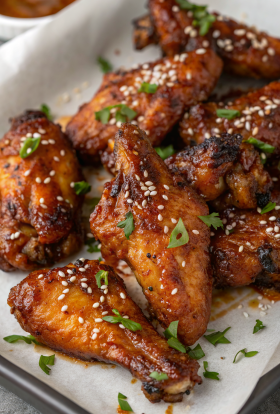Sweet Spicy Chicken Wings Recipe