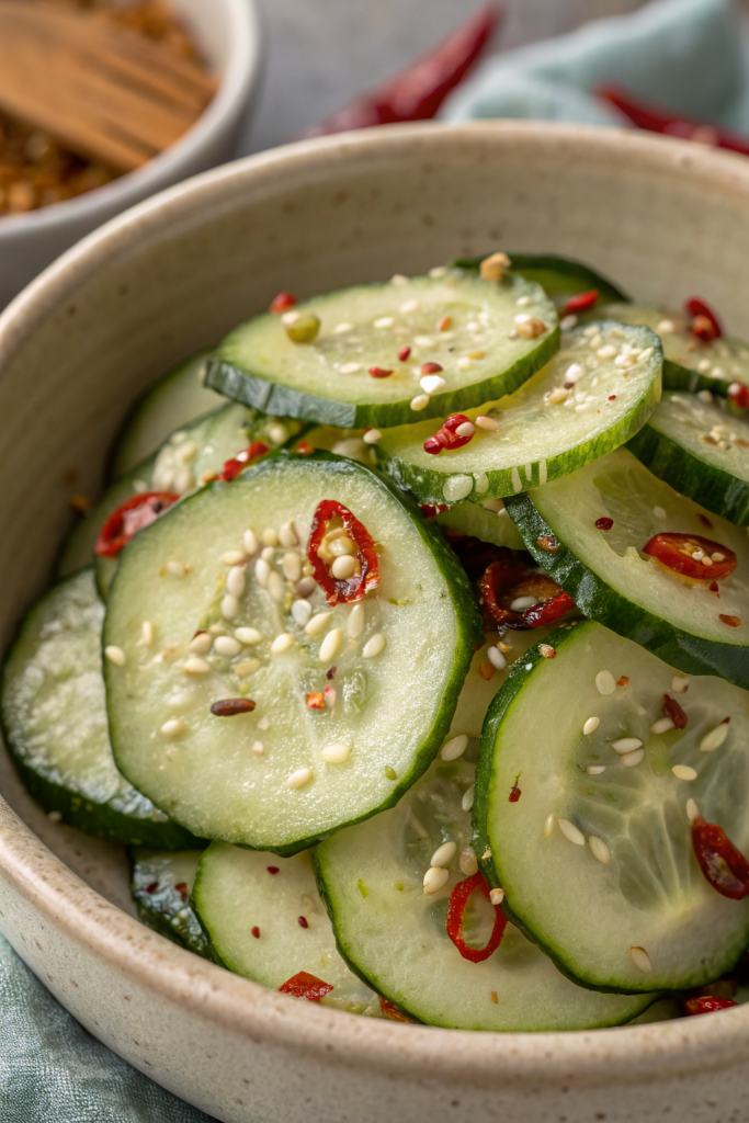 Tasty Asian Cucumber Salad Recipe