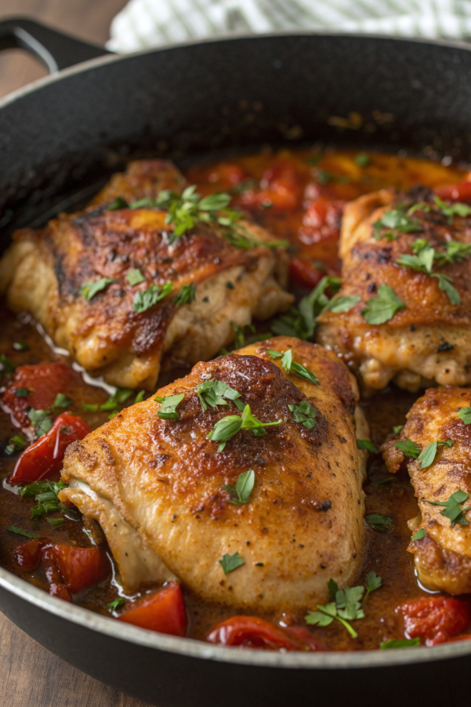 Baked Italian Chicken Thighs Recipe
