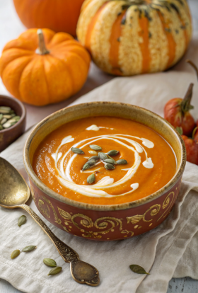 Coconut Curry Pumpkin Soup Recipe