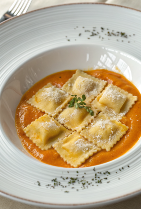 Creamy Butternut Ravioli Soup Recipe