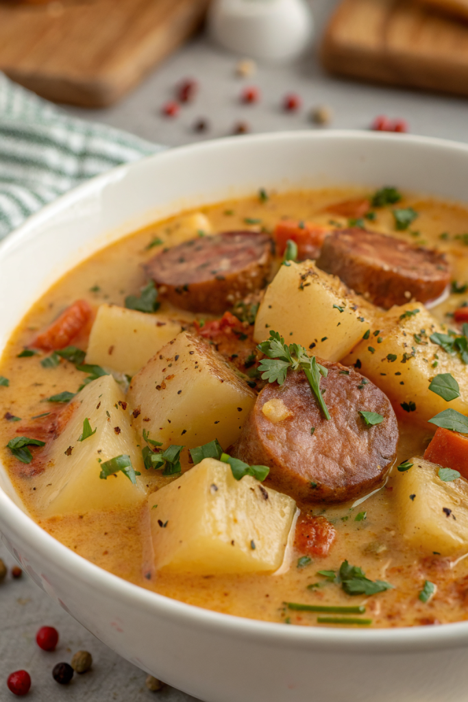 Creamy Cajun Potato Soup Recipe