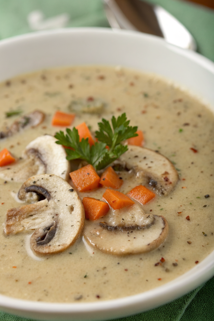 Creamy Chicken And Mushroom Soup Recipe