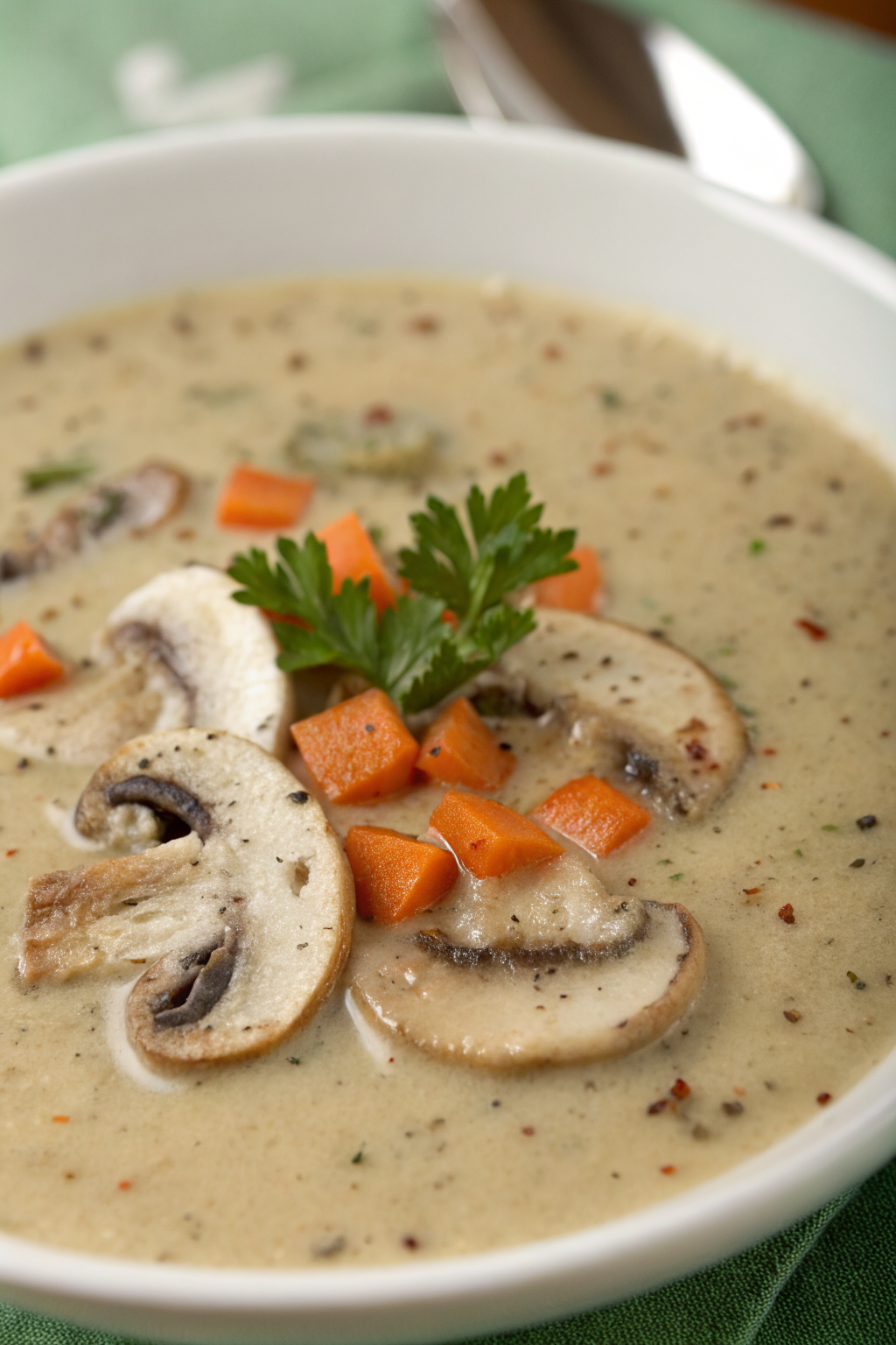 Creamy Chicken And Mushroom Soup Recipe